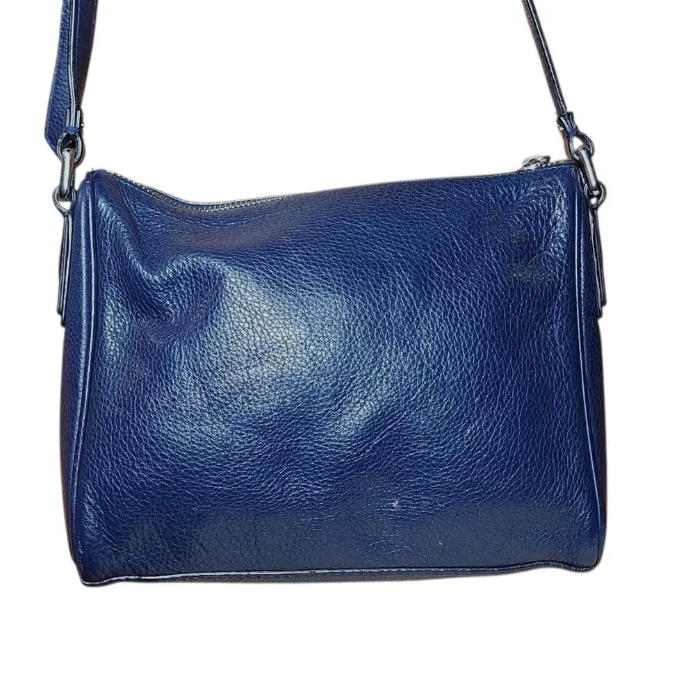 Marc by marc Jacob's navy blue Bianca crossbody kisslock bag genuine leather